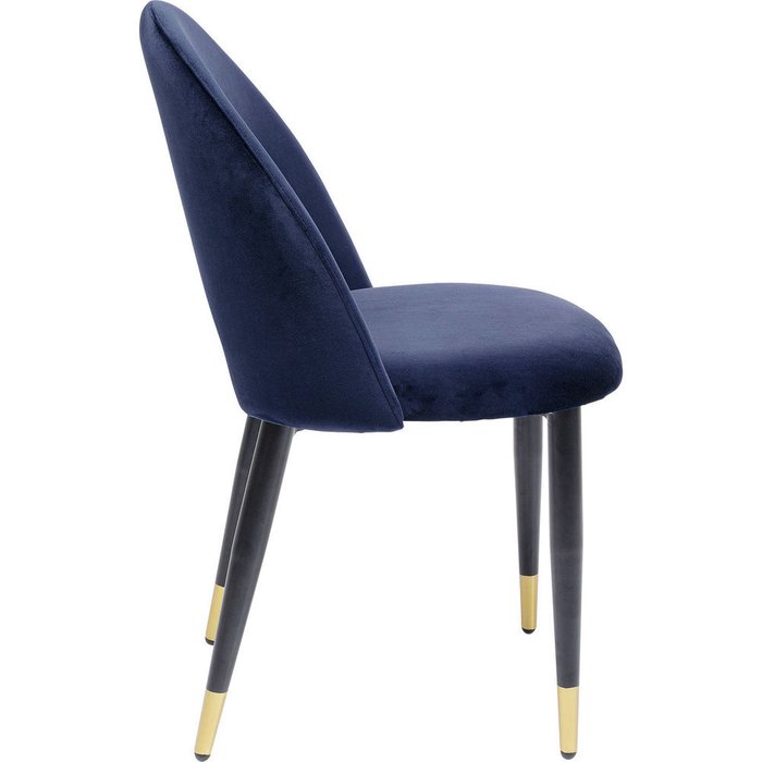 Набор из двух стульев Iris темно-синего цвета - лучшие Обеденные стулья в INMYROOM