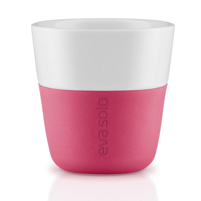 Набор из двух чашек для эспрессо розово-белого цвета - купить Чашки по цене 1450.0