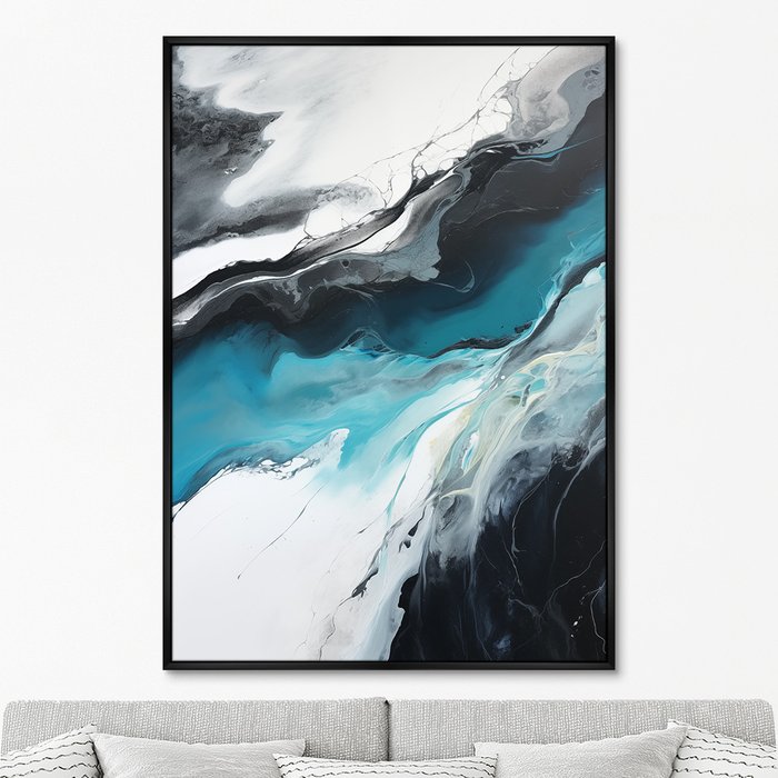 Репродукция картины Ocean in the ice, No 1, 2024г. - купить Картины по цене 24999.0