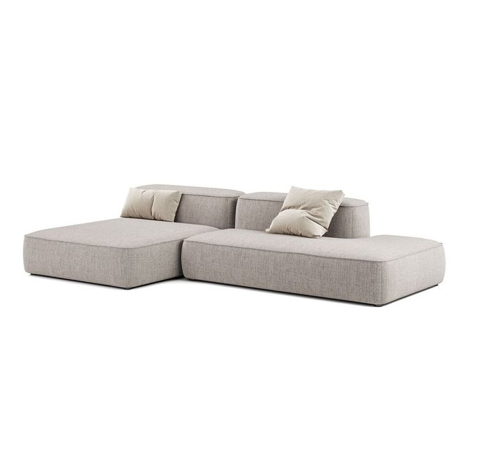 Модульный диван Duo бежевого цвета