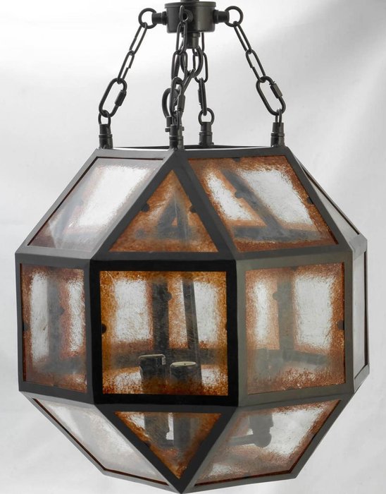 Подвесная люстра LUSSOLE LOFT с декоративным плафоном из металла из стекла  - лучшие Подвесные люстры в INMYROOM