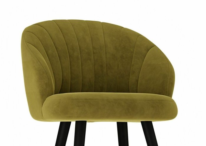 Стул полубарный Zefir зеленого цвета - лучшие Барные стулья в INMYROOM