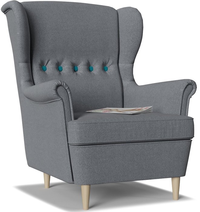 Кресло Торн Grey серого цвета