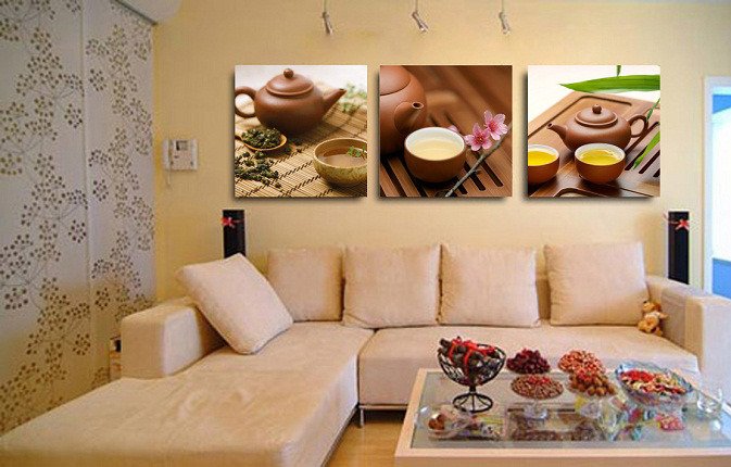 Модульная картина от дизайнера: "Чайная церемония" - купить Принты по цене 3890.0