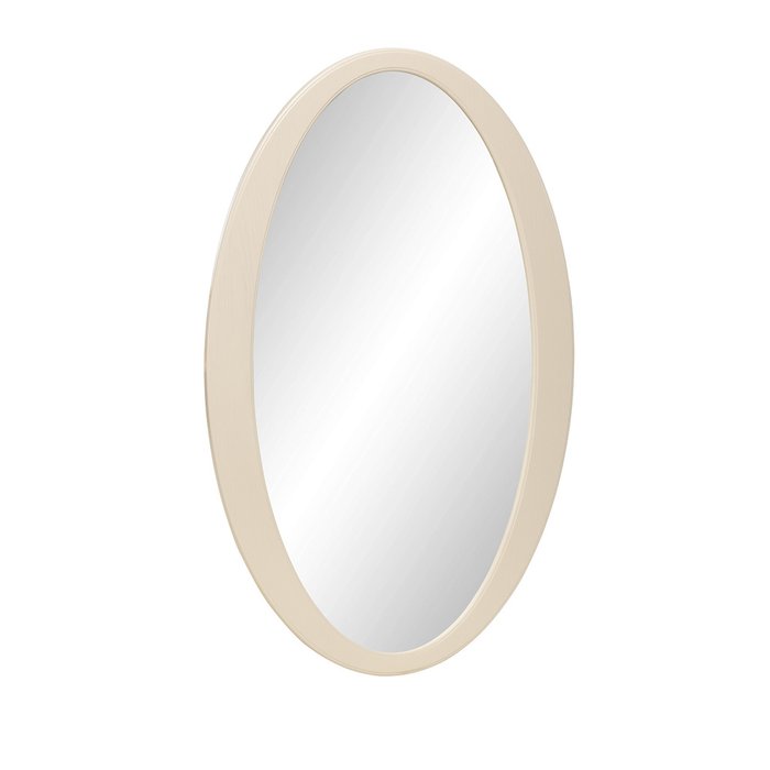 Настенное зеркало Опера 78х118 бежевого цвета - купить Настенные зеркала по цене 10429.0