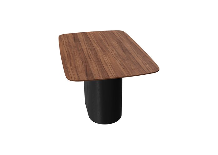 Стол обеденный Type 140 черно-коричневого цвета - лучшие Обеденные столы в INMYROOM
