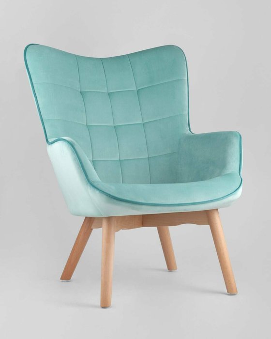 Кресло Манго мятного цвета - купить Интерьерные кресла по цене 22990.0