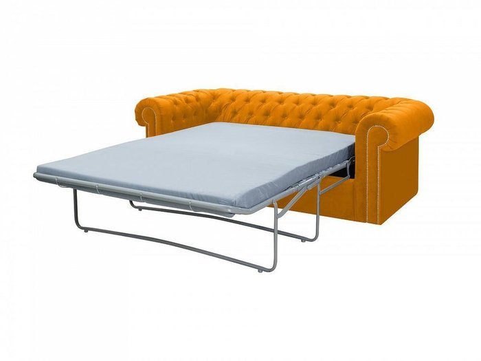Диван-кровать Chesterfield оранжевого цвета - лучшие Прямые диваны в INMYROOM