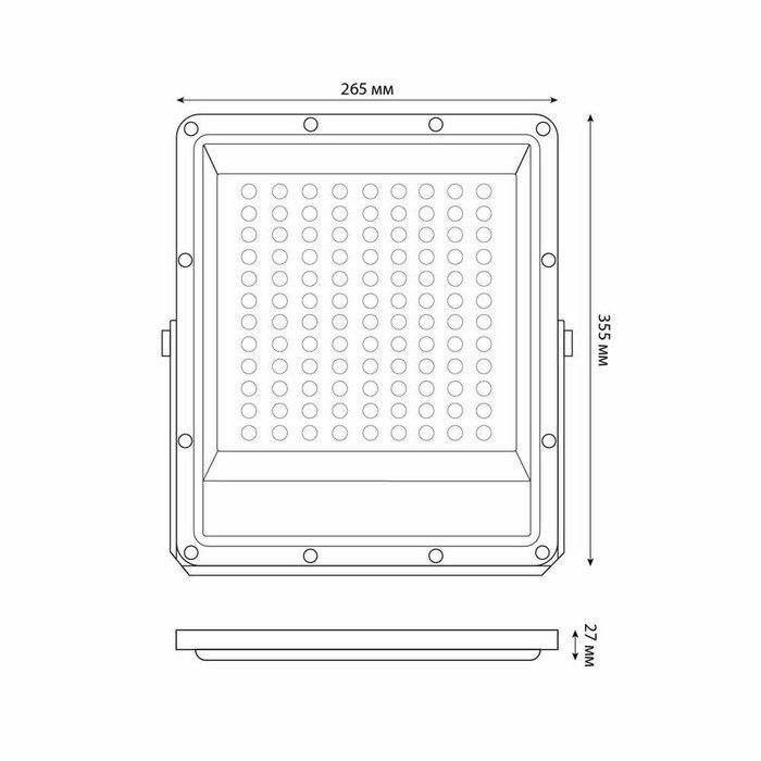 Прожектор ULF-F51D-150W/6500K IP65 200-240V GREY (пластик, цвет прозрачный) - лучшие Уличные прожекторы в INMYROOM Прожектор ULF-F51D-150W/6500K IP65 200-240V GREY (пластик, цвет прозрачный) - лучшие Уличные прожекторы в INMYROOM