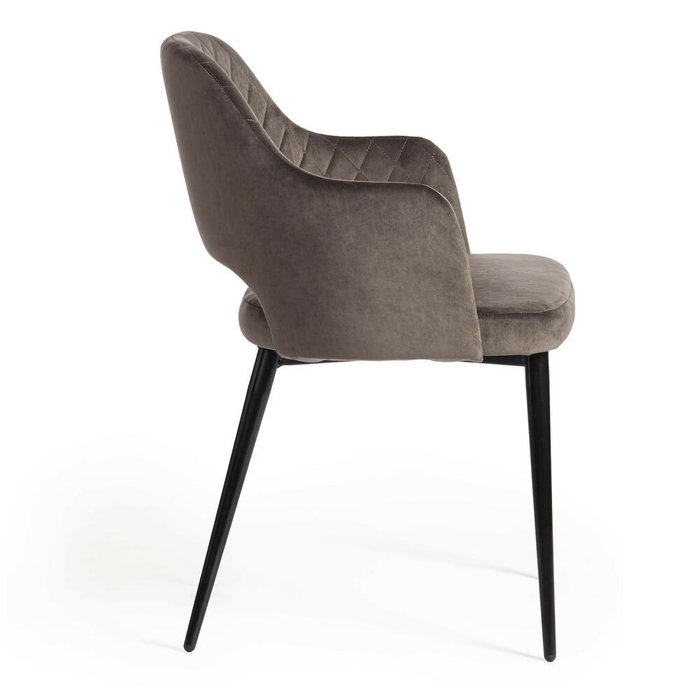 Комплект из четырех стульев Valkyria темно-серого цвета - лучшие Обеденные стулья в INMYROOM