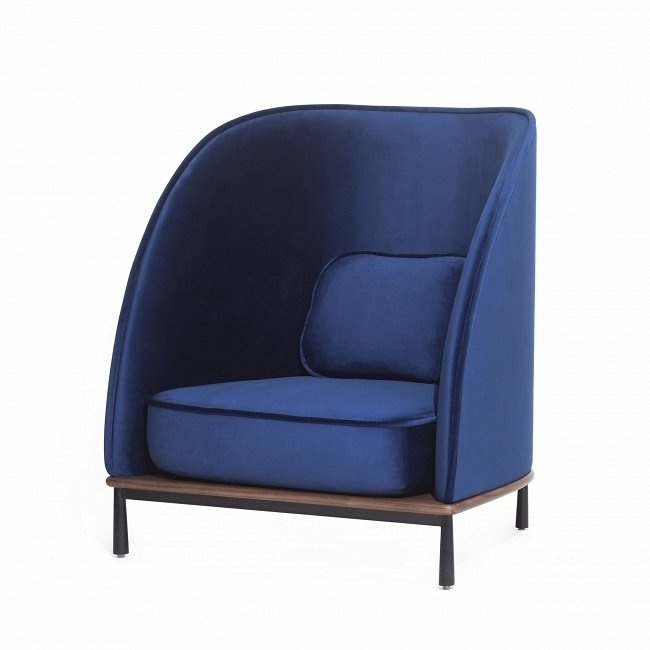 Кресло Arc Highback синего цвета 