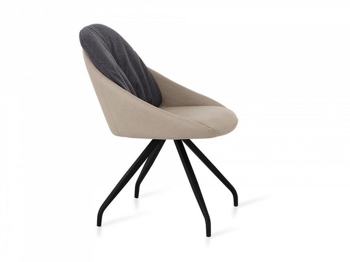Кресло Dexter серого цвета - купить Обеденные стулья по цене 11900.0