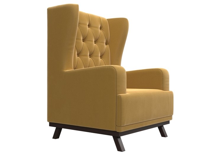 Кресло Джон Люкс желтого цвета - лучшие Интерьерные кресла в INMYROOM