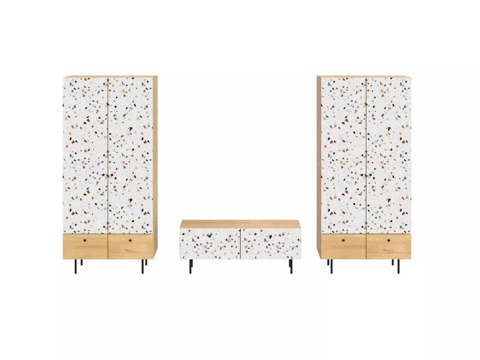 Композиция Frida 13 с принтом Marble на металлических ножками - купить Гостиные гарнитуры по цене 133240.0