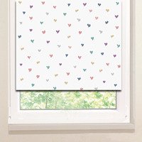 Рулонные шторы: Цветные сердечки