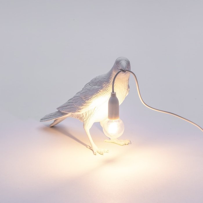 Настольная лампа Bird White Waiting - лучшие Настольные лампы в INMYROOM