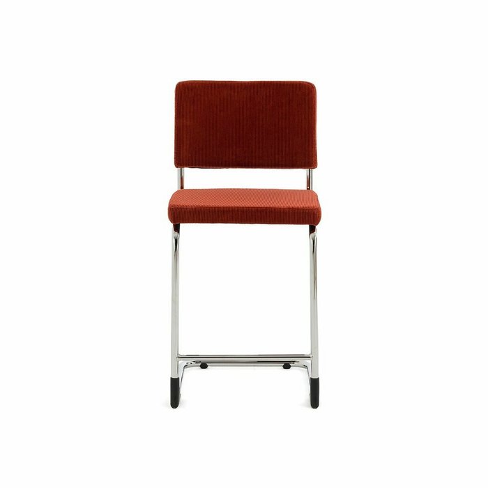 Стул полубарный кантилевер Sarva оранжвого цвета - купить Барные стулья по цене 25798.0