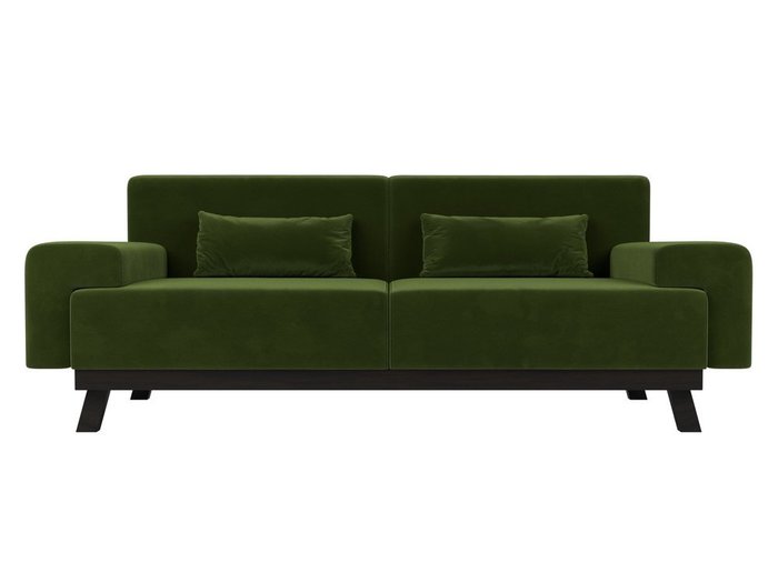 Диван Мюнхен зеленого цвета - купить Прямые диваны по цене 36999.0