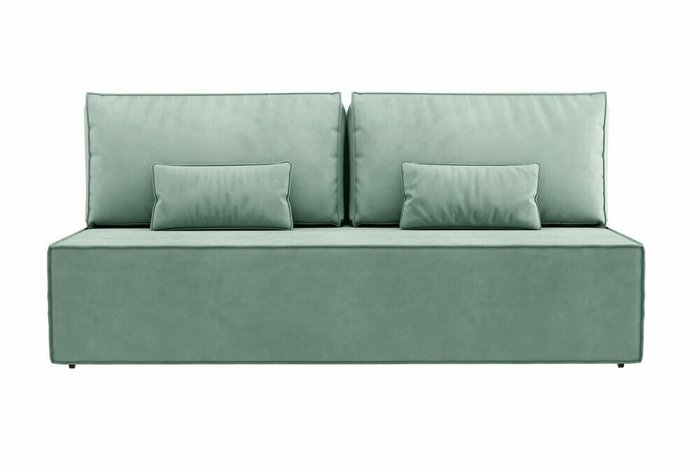 Диван-кровать Корсо Lite мятного цвета - купить Прямые диваны по цене 23990.0