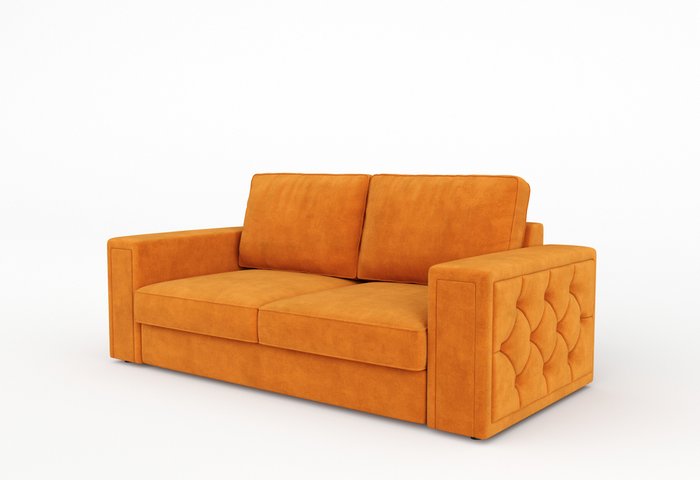 Диван-кровать Вивьен оранжевого цвета - лучшие Прямые диваны в INMYROOM