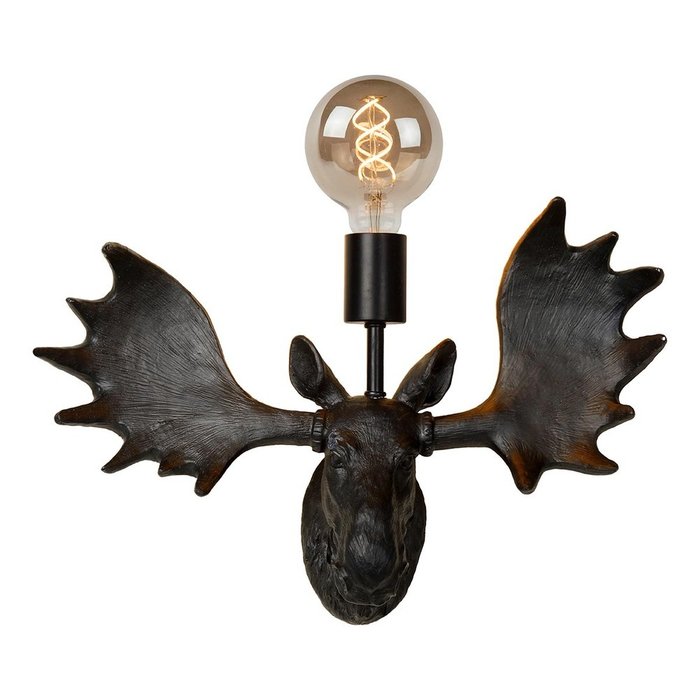Бра Extravaganza Moose 47209/01/30 (металл, цвет черный) - купить Бра и настенные светильники по цене 13840.0