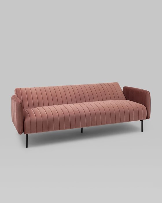 Диван-кровать Дрезден пыльно-розового цвета - лучшие Прямые диваны в INMYROOM