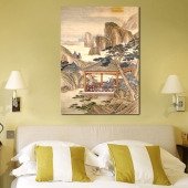 Дизайнерская картина на холсте: Пагода - купить Принты по цене 2990.0