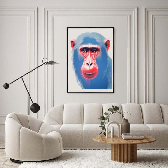 Репродукция картины The Monkeys, No 2, 2024г. - лучшие Картины в INMYROOM