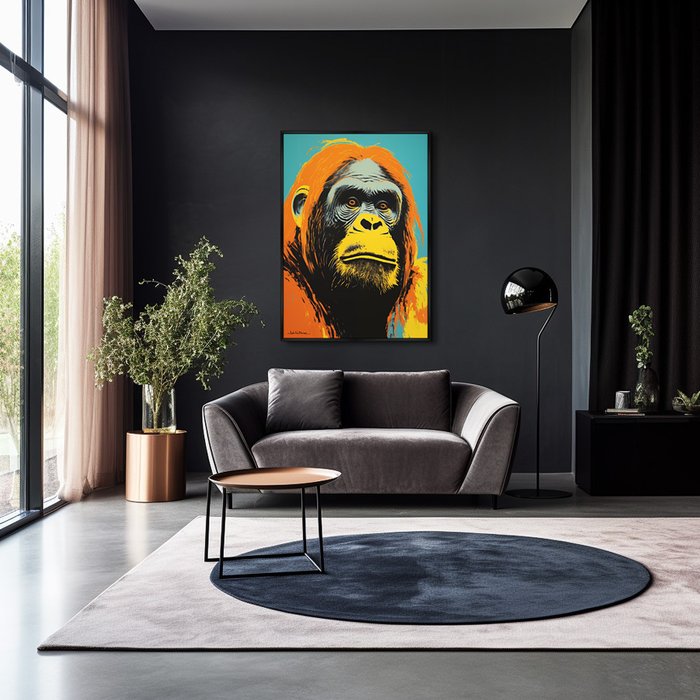 Репродукция картины Vibe collection, Orang Utan, No 2, 2024г. - лучшие Картины в INMYROOM