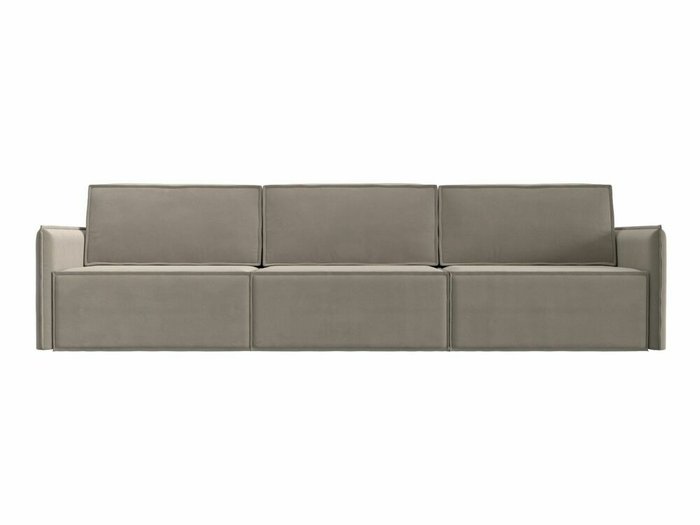 Прямой диван-кровать Либерти лонг бежевого цвета - купить Прямые диваны по цене 74999.0