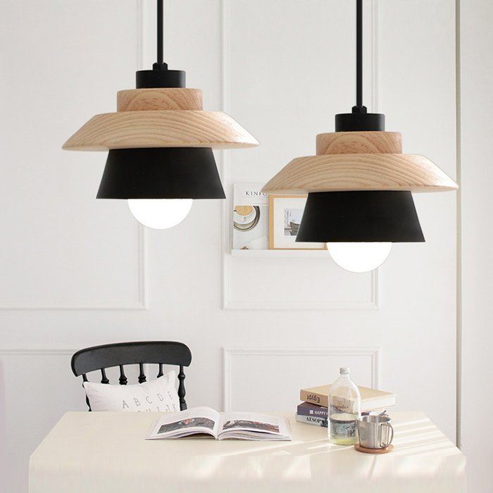Подвесной светильник Eco бежево-серого цвета - лучшие Подвесные светильники в INMYROOM