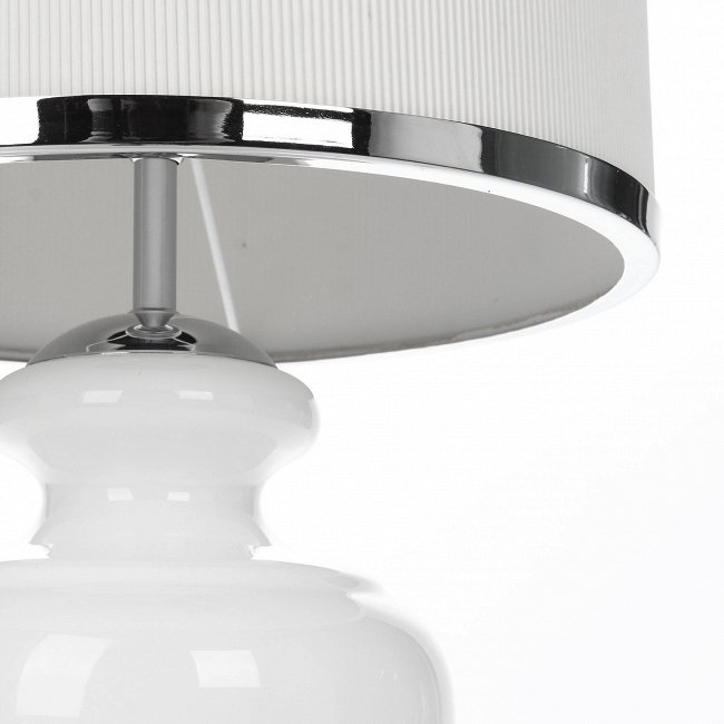 Настольный светильник с белым абажуром - лучшие Настольные лампы в INMYROOM
