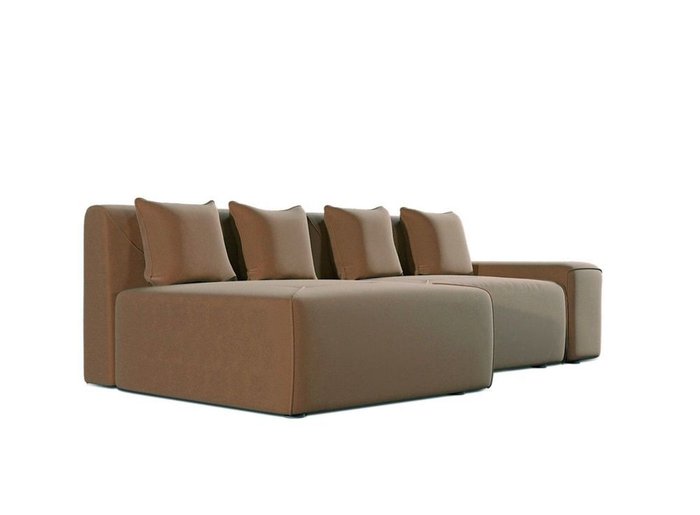 Диван-кровать Portu коричневого цвета - купить Угловые диваны по цене 135789.0