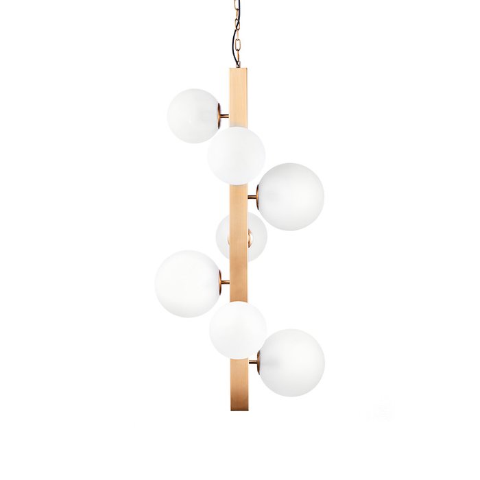 Люстра Luxor Vertical с белыми плафонами - купить Подвесные люстры по цене 37696.0