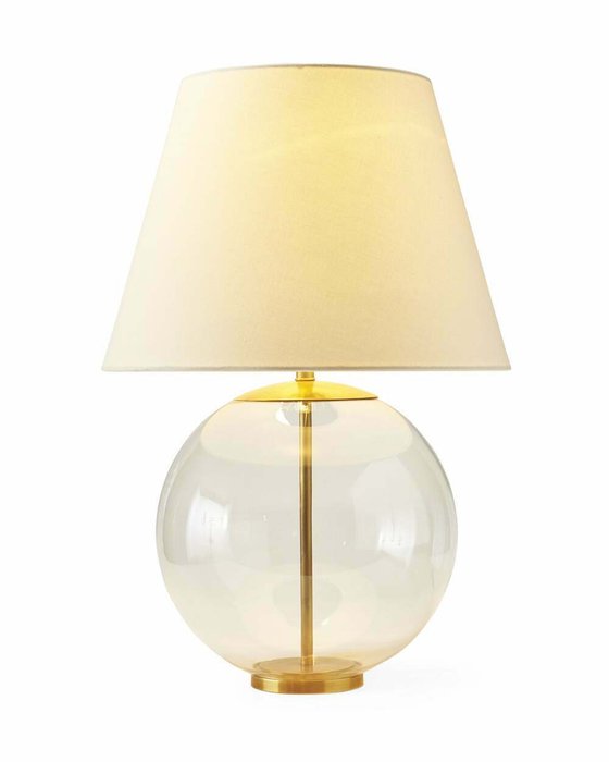 Настольная лампа Клейтон с белым абажуром  - купить Настольные лампы по цене 22214.0