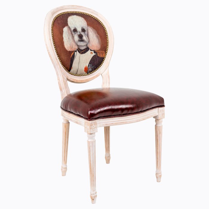 Стул Музейный экспонат версия 3 Наполеон во дворце Тюильри с сидением из экокожи - купить Обеденные стулья по цене 29000.0