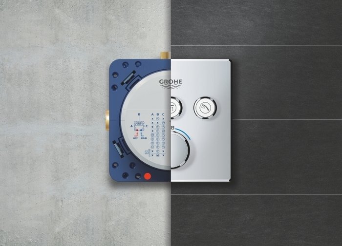Душевой комплект Grohtherm SmartControl - лучшие Душевые системы в INMYROOM