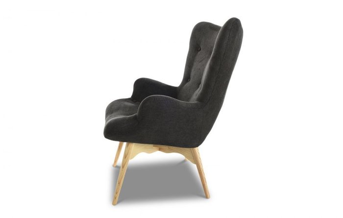 Кресло Phyllis графитового цвета - купить Интерьерные кресла по цене 59600.0
