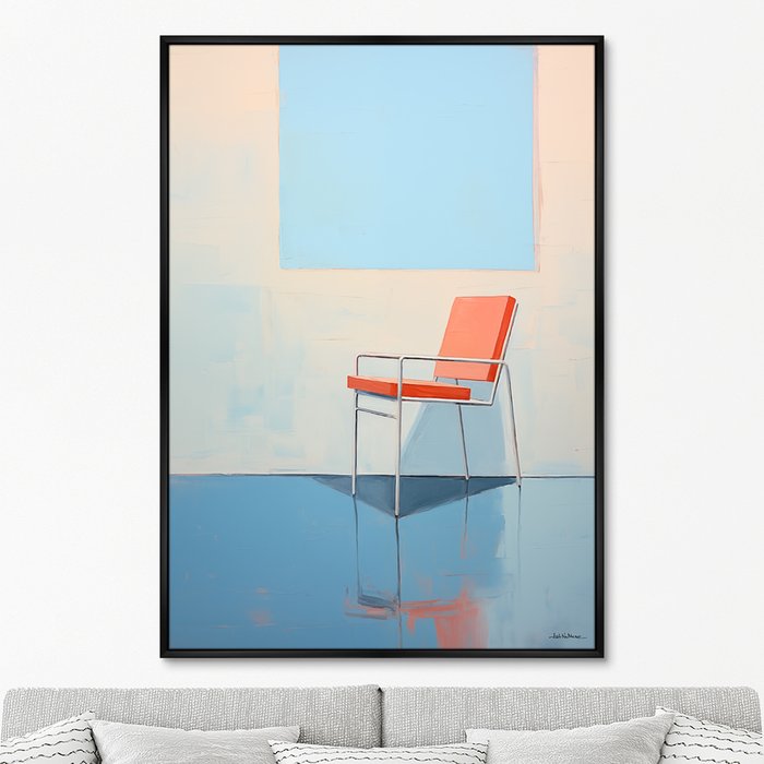 Репродукция картины Chair collection, Pure and simple, No 1, 2024г. - купить Картины по цене 24999.0