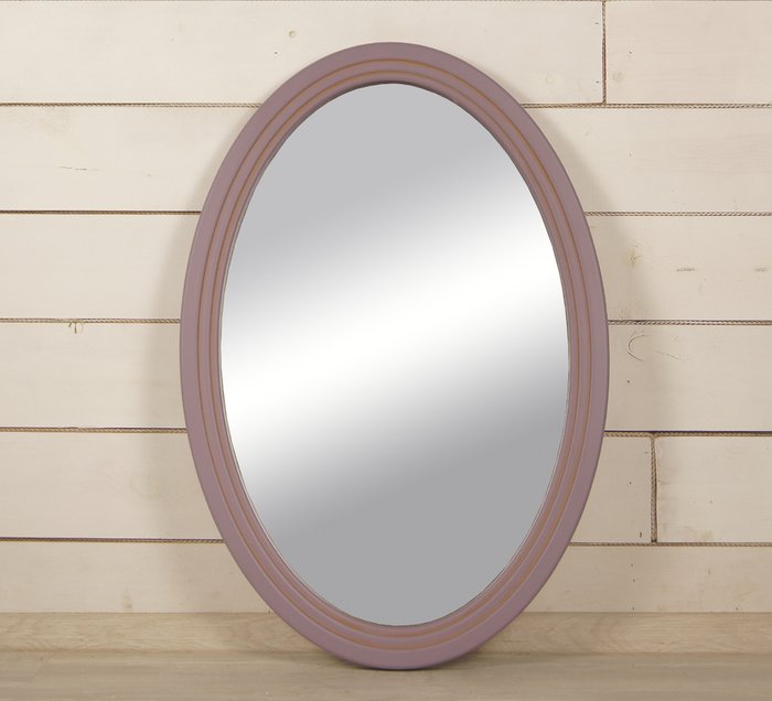 Зеркало "Leontina lavanda" овальное - лучшие Настенные зеркала в INMYROOM