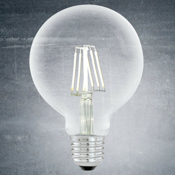Светодиодная лампа филаментная 220V G95 E27 5W 600Lm 2700K - купить Лампочки по цене 890.0