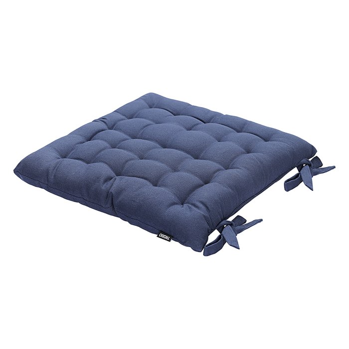 Подушка на стул Essential 40х40 темно-синего цвета - купить Декоративные подушки по цене 1290.0