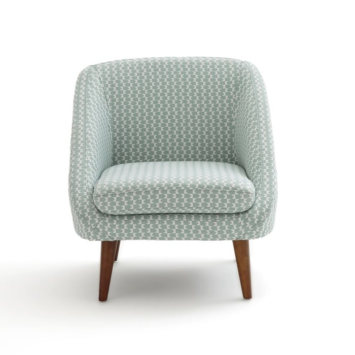 Кресло винтажное Smon синего цвета - купить Интерьерные кресла по цене 31603.0