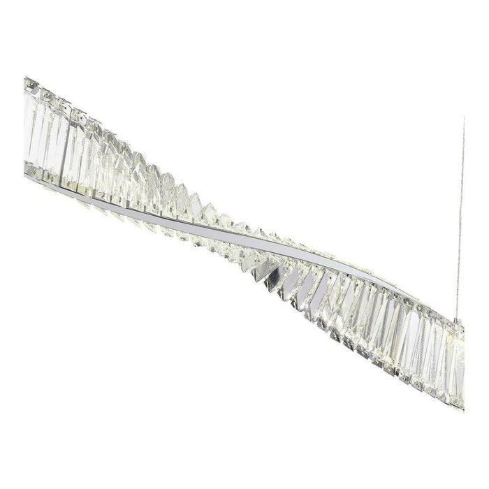 Светильник подвесной ST-Luce Хром/Прозрачный LED 1*25W 3000K ELICA - лучшие Подвесные светильники в INMYROOM