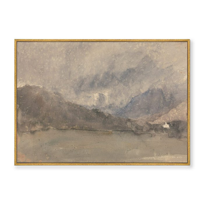 Репродукция картины на холсте Capel Curig, Caernarvonshire, Wales, 1840г. - купить Картины по цене 21999.0