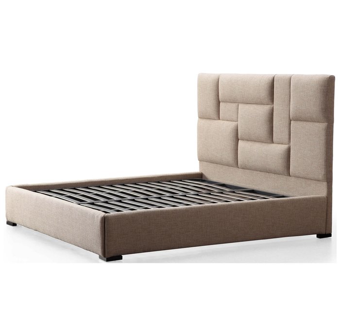 Кровать Wax бежевого цвета 160х200  - купить Кровати для спальни по цене 102000.0