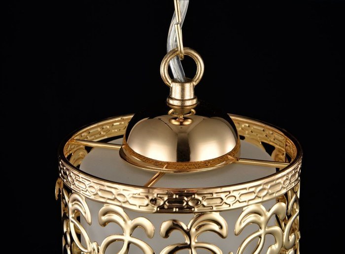 Подвесной светильник Teofilo золотого цвета - купить Подвесные светильники по цене 2550.0