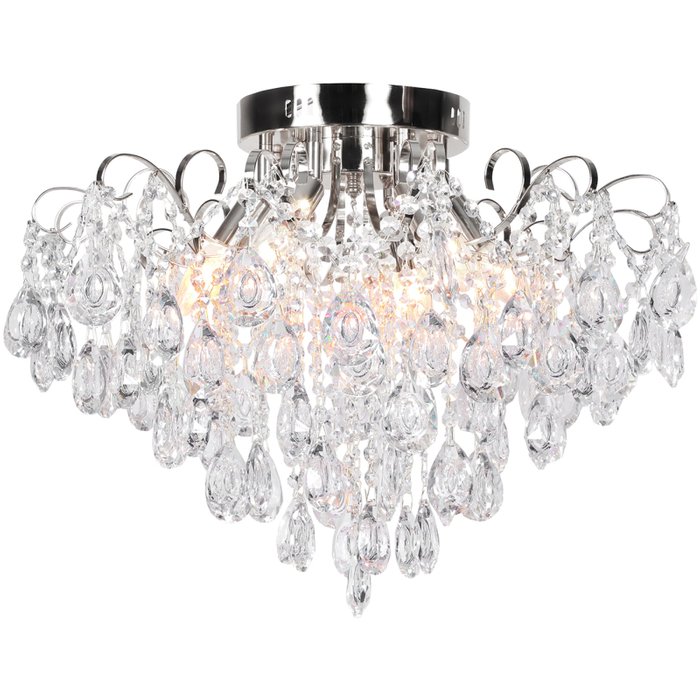 Потолочная люстра Gertrude 1120/6PL Chrome (хрусталь, цвет прозрачный) Потолочная люстра Gertrude 1120/6PL Chrome (хрусталь, цвет прозрачный)