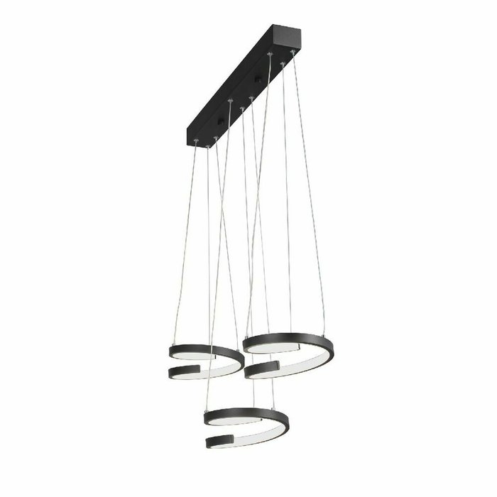 Подвесной светильник V3047-1/3S (металл, цвет черный) - купить Подвесные светильники по цене 14400.0