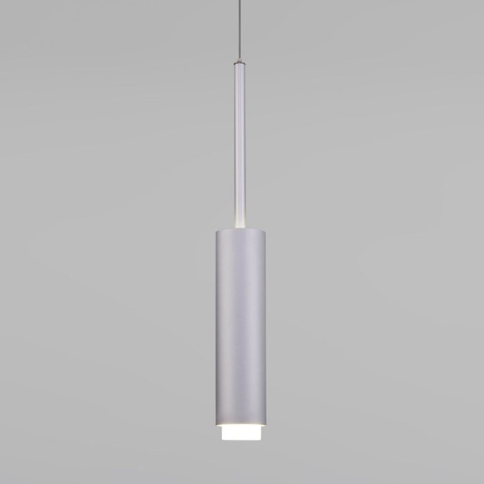 Подвесной светодиодный светильник 50203/1 LED матовое серебро Dante